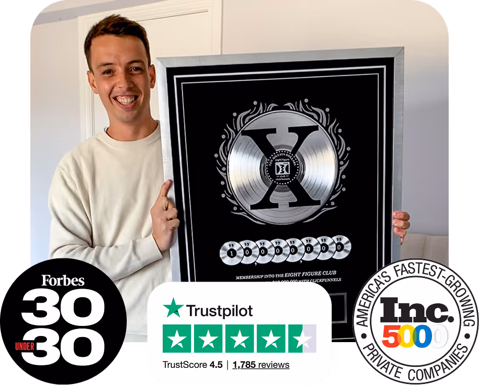 Dan Harvey — Passion.io masterclass, featured in Forbes 30 Under 30, Trustpilot and Inc. 5000