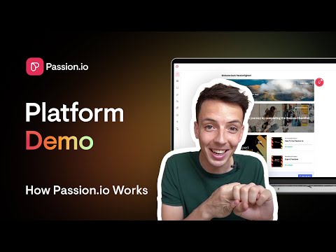 Passion.io platform tour