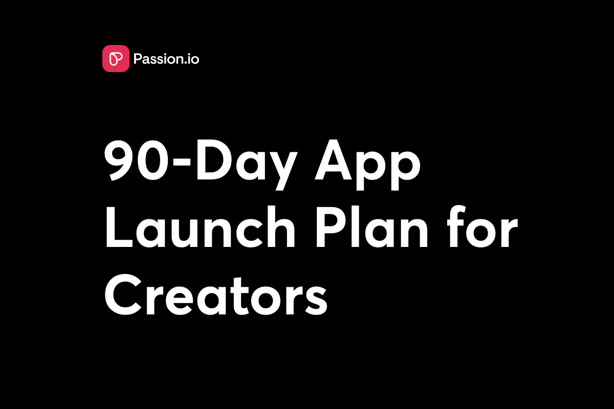 app launch plan for creators