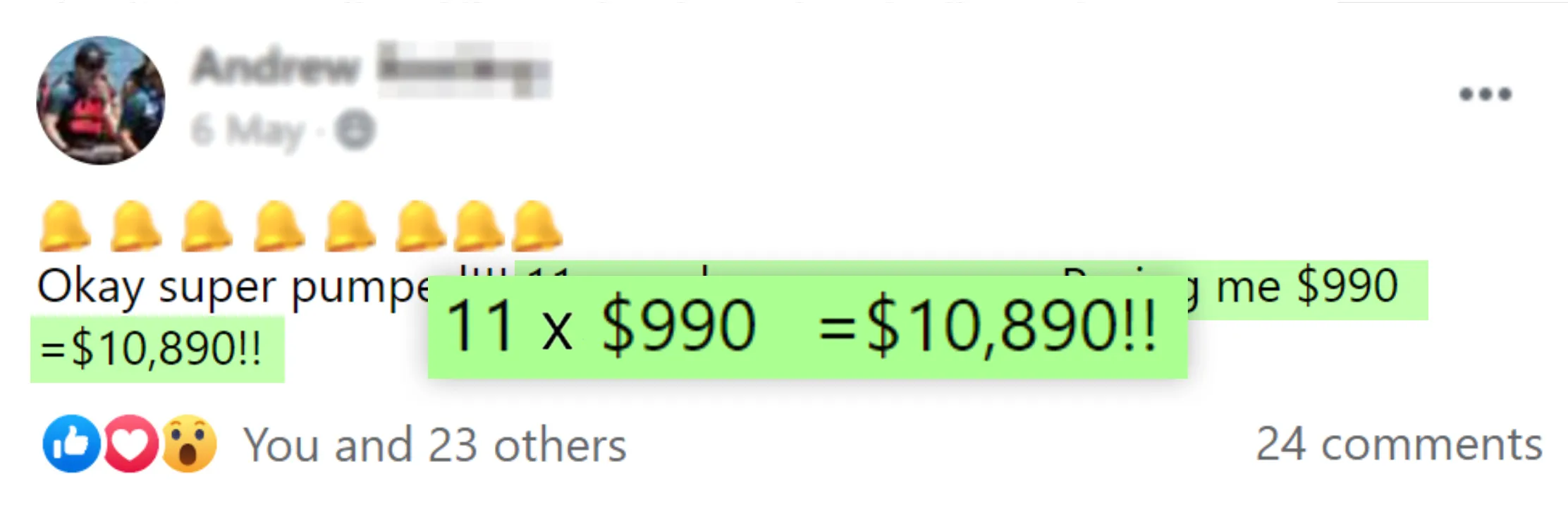 Creator success — $10,000 scale